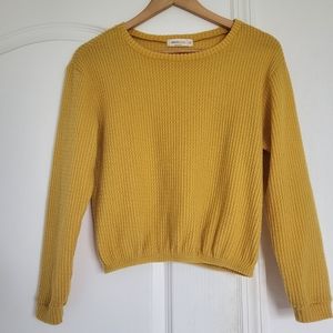 Sweet Lilac Waffle Knitted Sweater